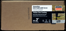 Simpson Strong-Tie WSV2S - Strong-Drive® WSV SUBFLOOR Screw (Collated) - #9 x 2 in. T25, Yellow Zinc (2000-Qty)