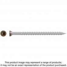 Simpson Strong-Tie DTH212S305BR01 - Trim-Head Screw - Sharp Point (Collated) - #7 x 2 in. #2 SQ Type 305, Brown 01 (1300-Qty)