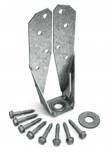 Simpson Strong-Tie DTT2Z-SDS2.5 - DTT™ ZMAX® Galvanized Deck Tension Tie for 2x with 2-1/2 in. SDS Screws