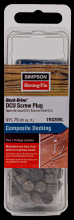 Simpson Strong-Tie TRX20VL - Deck-Drive™ DCU Screw Plug - Trex Vintage Lantern (75-Qty)