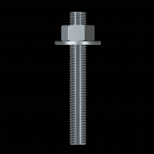 Simpson Strong-Tie RFB#4X4 - RFB 1/2 in. x 4 in. Zinc-Plated Retrofit Bolt