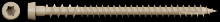 Simpson Strong-Tie DCU234STN02 - Deck-Drive™ DCU COMPOSITE Screw (Collated) - #10 x 2-3/4 in. Quik Guard® Tan 02 (1000-Qty)