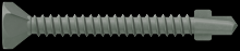 Simpson Strong-Tie CBSDQ158S - CBSDQ Sheathing-to-CFS Screw (Collated) - #8 x 1-5/8 in. #2 Square Undersized (1500-Qty)