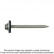 Simpson Strong-Tie T09200HWAC - Metal-Panel Screw with EPDM Washer - #9 x 2 in. Hex Head, Type 316 (100-Qty)
