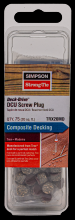 Simpson Strong-Tie TRX20MD - Deck-Drive™ DCU Screw Plug - Trex Madeira (75-Qty)