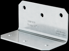 Simpson Strong-Tie ML24SS - ML 2 in. x 4 in. 12-Gauge Stainless-Steel Medium L Angle