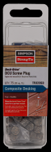 Simpson Strong-Tie TRX20SD - Deck-Drive™ DCU Screw Plug - Trex Saddle (75-Qty)