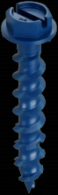 Simpson Strong-Tie TNT18114HC75 - Titen Turbo™ - 3/16 in. x 1-1/4 in. Hex-Head Concrete and Masonry Screw, Blue (75-Qty)