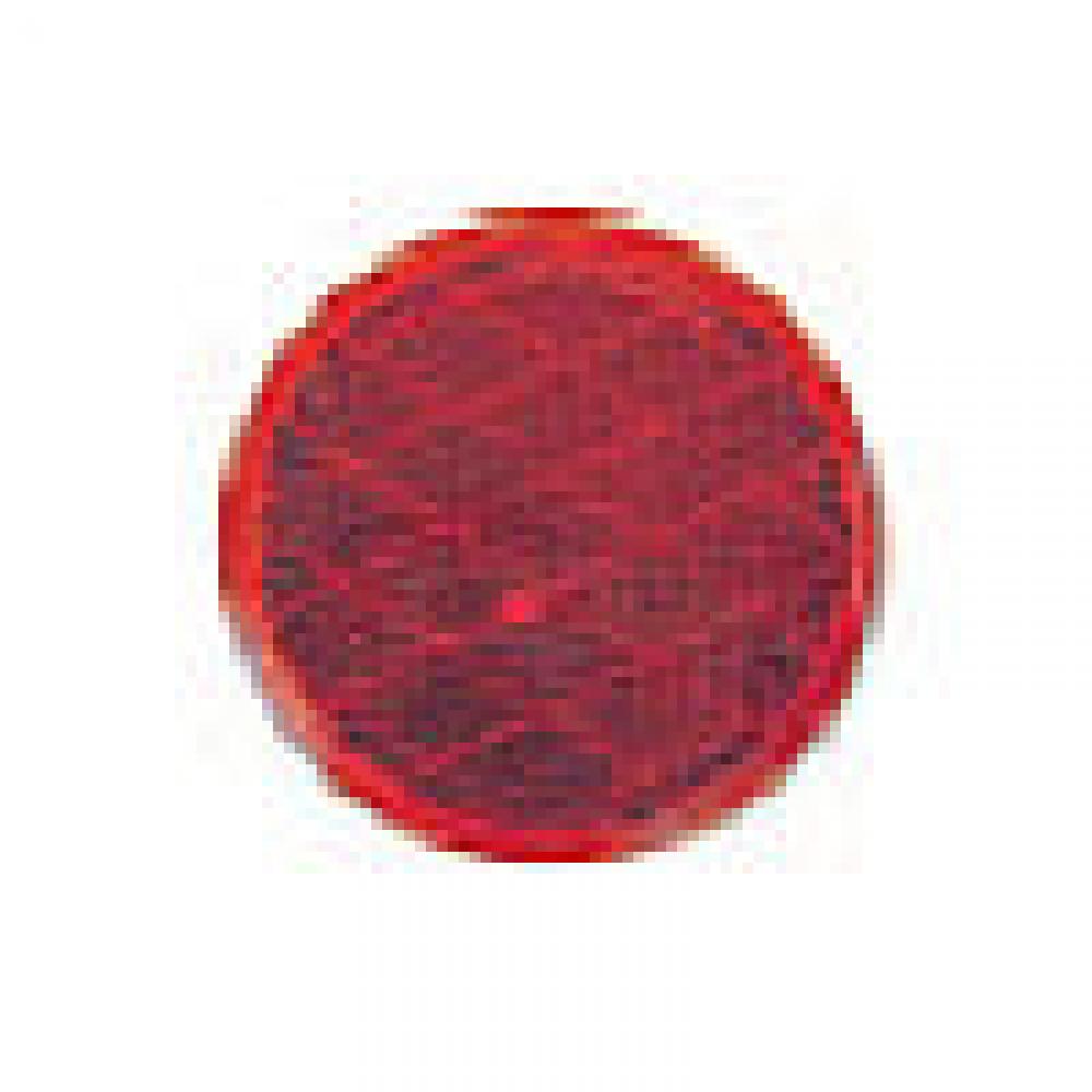 REFL RED ROUND 3-3/16Inch ADHESIVE-BACK