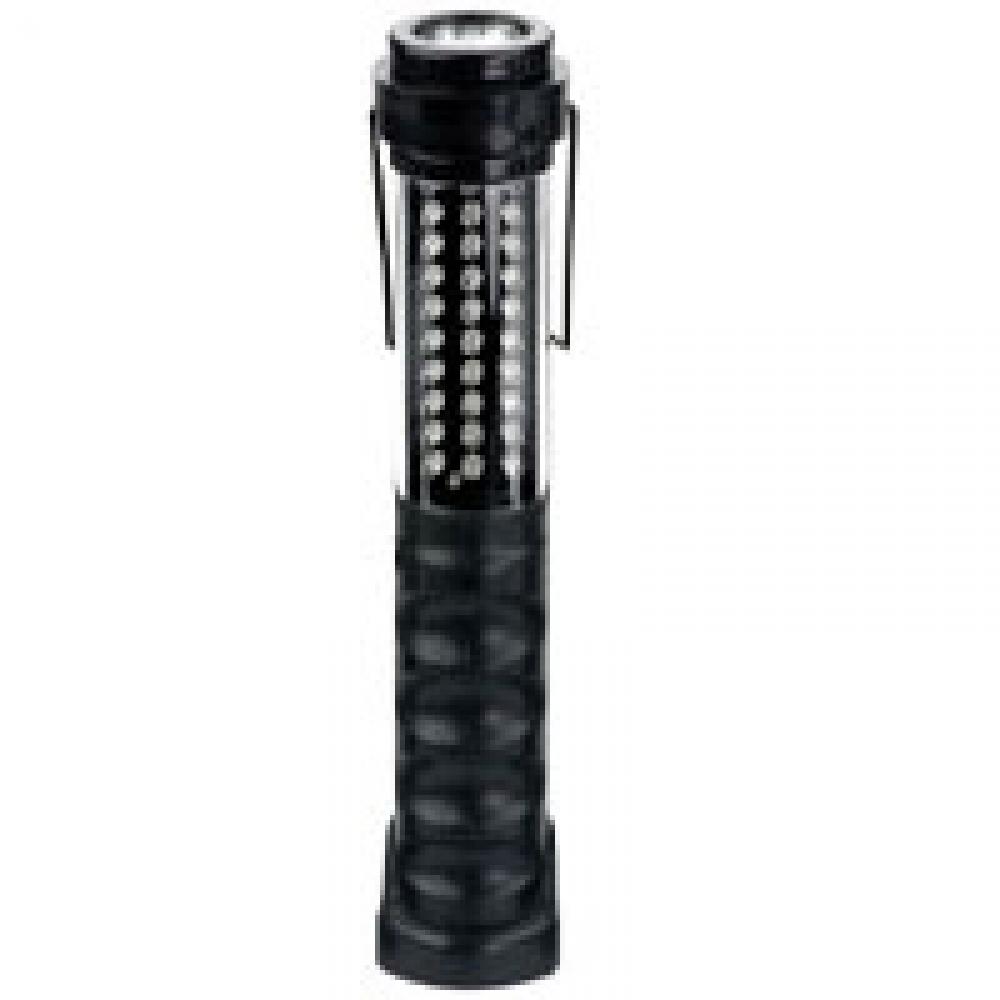 Cordless Rechargeable Flood/Flashlight 1 LED $& 30 LED - BLACK