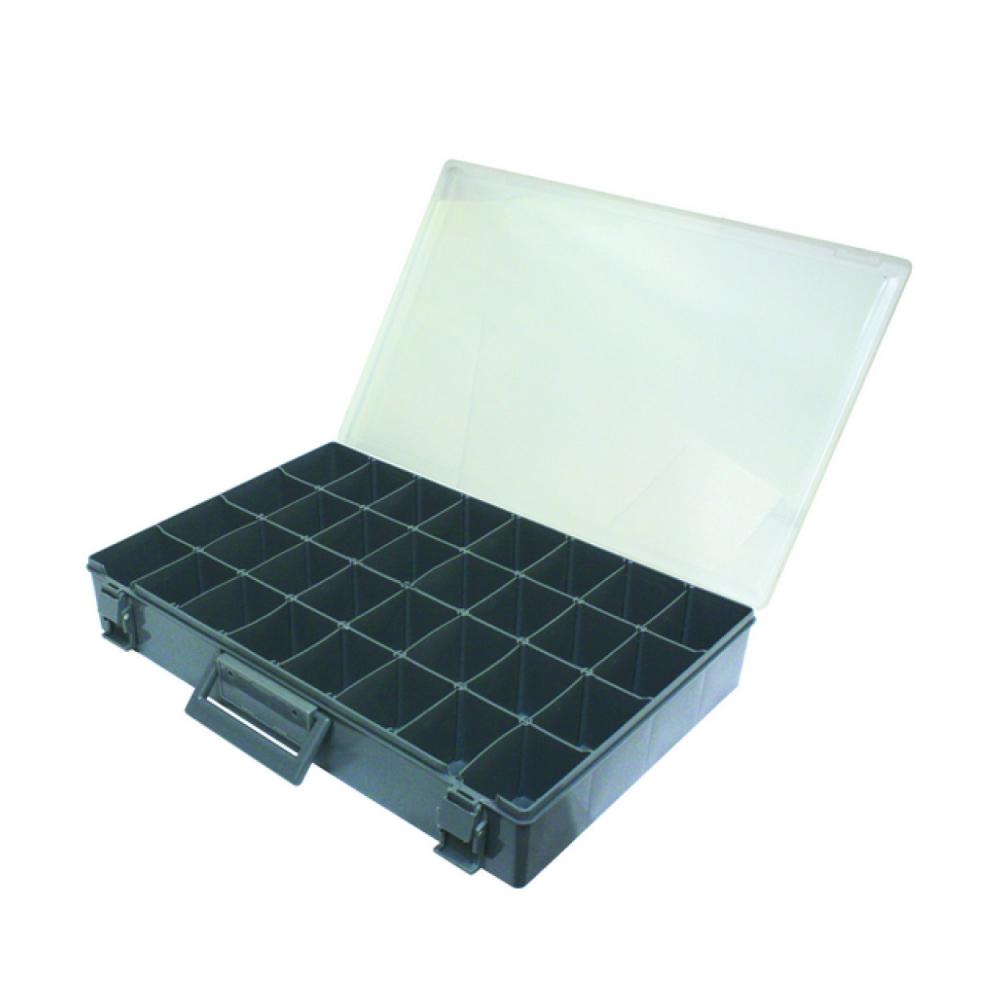 CASE PLAS, GREY UP TO 32 COMPARTMENTS
