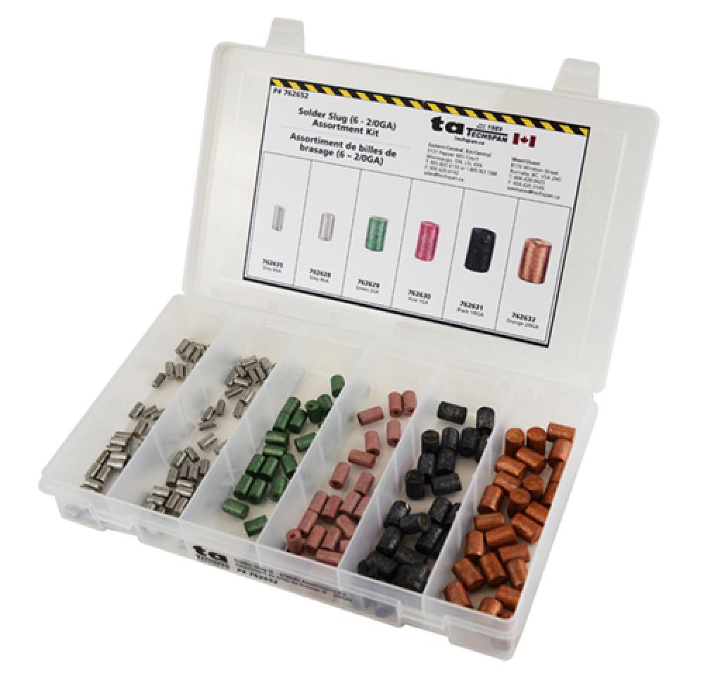 200PC Solder Slug (Automotive) Assortment Kit - (Mini Flip Kit Series)