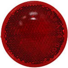 Techspan 716038 - REFL RED ROUND 2-3/16Inch ADHESIVE-BACK