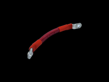 Techspan 767898 - BATT CBL 2/0 TOP STD SMTH POS 8.5" RED