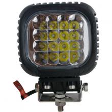 Techspan 725236 - LMP LED TRA/UTIL ALUM SQUARE 4800LX SPOT