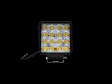 Techspan 725219 - LMP LED TRA/UTIL ALUM SQUARE 3840LX SPOT