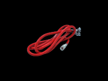 Techspan 767837 - BATT CBL 4GA-TOP POST NO LEAD 72Inch RED