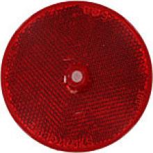 Techspan 716042 - REFL RED ROUND 3-3/16Inch CENTRE HOLE