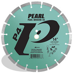 10 x .080 x 1 Pearl P4™ Concrete & Masonry Segmented Blade, 15mm Rim