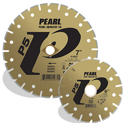 4-1/2 x 7/8, 5/8 Pearl P5™ Electroplated Marble Blade