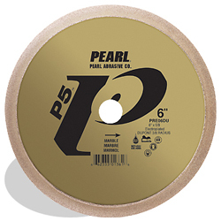 6 x 5/8 Pearl P5™ 45 deg. Bevel Profile Wheel, Special Electroplated for Granite