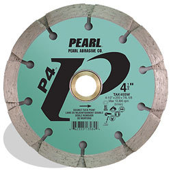 4-1/2 x .375 x 7/8, 5/8 Pearl P4™ Sandwich Tuck Point Blade, 10mm Rim