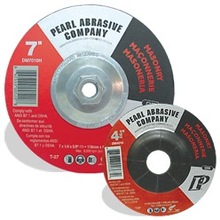 Pearl Abrasive Co. DM4510H - 4-1/2 x 1/4 x 5/8-11 Premium Depressed Center Wheels for Masonry, C24S