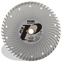 Pearl Abrasive Co. DIA45SDZ - 4.5 x .080 x 7/8, 5/8 Pearl P3™ Gen. Purpose Waved Core Turbo Blade, 10mm Rim
