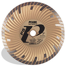 Pearl Abrasive Co. DIA07SDG - 7 x .080 x Dia, 5/8 Pearl P5™ Gen. Purpose Waved Core Turbo Blade, 8mm Rim