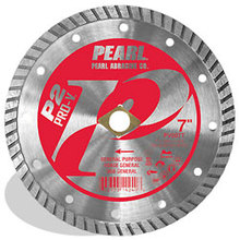 Pearl Abrasive Co. PV007T - 7 x .090 x Dia, 5/8 Pearl P2 Pro-V™ Gen. Purpose Flat Core Turbo Blade, 10mm Rim