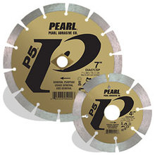 Pearl Abrasive Co. DIA07CSP - 7 x .080 x Dia, 5/8 Pearl P5™ General Purpose Segmented Blade, 12mm Rim