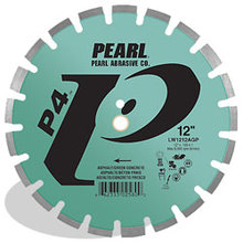 Pearl Abrasive Co. LW1412AGP - 14 x .125 x 1, 20mm Pearl P4™ Asphalt & Green Concrete Segmented Blade, 12mm Rim