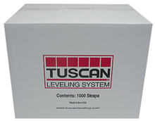 Pearl Abrasive Co. TLSSTRAP1000 - Tuscan Leveling System Straps, 1000/Box