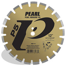 Pearl Abrasive Co. LW1412AGSP - 14 x .125 x 1, 20mm Pearl P5™ Asphalt & Green Concrete Segmented Blade, 12mm Rim