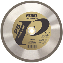 Pearl Abrasive Co. DTL14RBG - 14 x .070 x 1 Pearl P5™ Resin Bond Glass Tile Blade, 10mm Rim