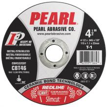 Pearl Abrasive Co. 1343 - SlimCut™ Redline CBT Ceramic Bond Technology Thin Cut-Off Wheels