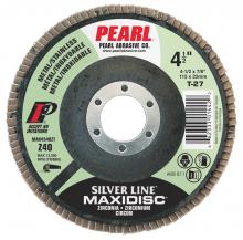Pearl Abrasive Co. 1188 - 5 x 7/8 Silver Line™ Zirconia Maxidisc™Type 29 Shape Flap Disc