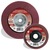 4-1/2 x 7/8 AO Maroon Surface Preparation Wheel, Fine Grit