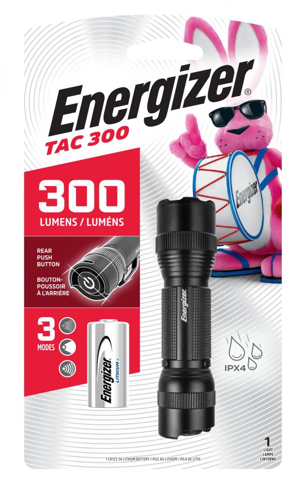 Energizer TAC 300 LED Tactical Metal Flashlight