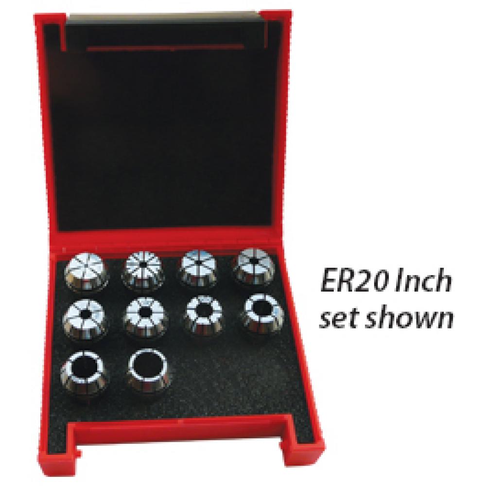 ER32 METRIC COLLET SET (SIZES 3MM TO 20MM)