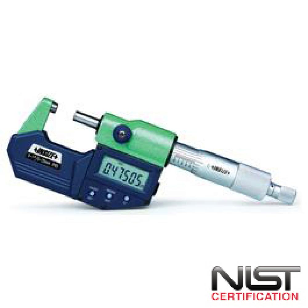 ELECTRONIC OUTSIDE MICROMETER THREE BUTTONS W/ DATA OUTPUT GRADUATION 0.0001IN 50-75MM/2-3IN