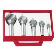 KAR Industrial Inc. 540252 - COUNTERSINK SET SF-5 82 DEG SINGLE FLUTE METRIC 5PC 10MM - 3