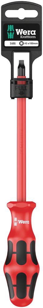 168I # 3 X 150 MM HANG-TAG VDE INSULATED SCREWDRIVER