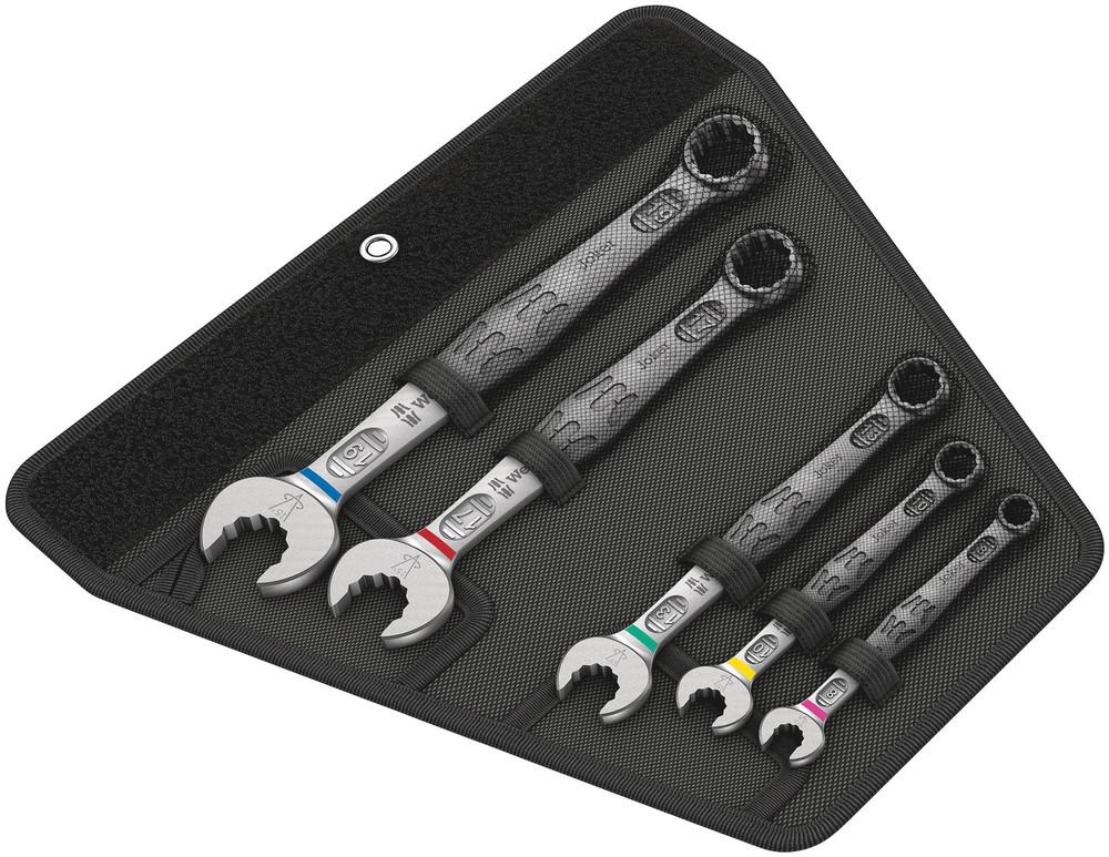 6003 Joker 5pc Combination Wrench Set Metric in textile pouch