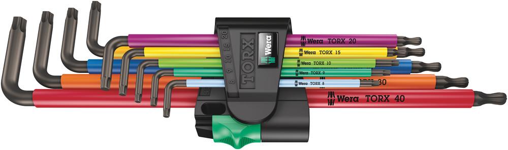 967/9 TX XL Multicolour 1 L-key set for tamper-proof