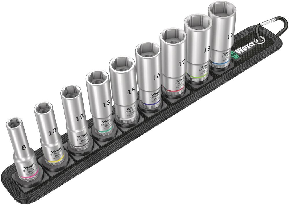 Belt B Deep 1 (8790 HMB Deep Sockets on Belt - 9 piece set