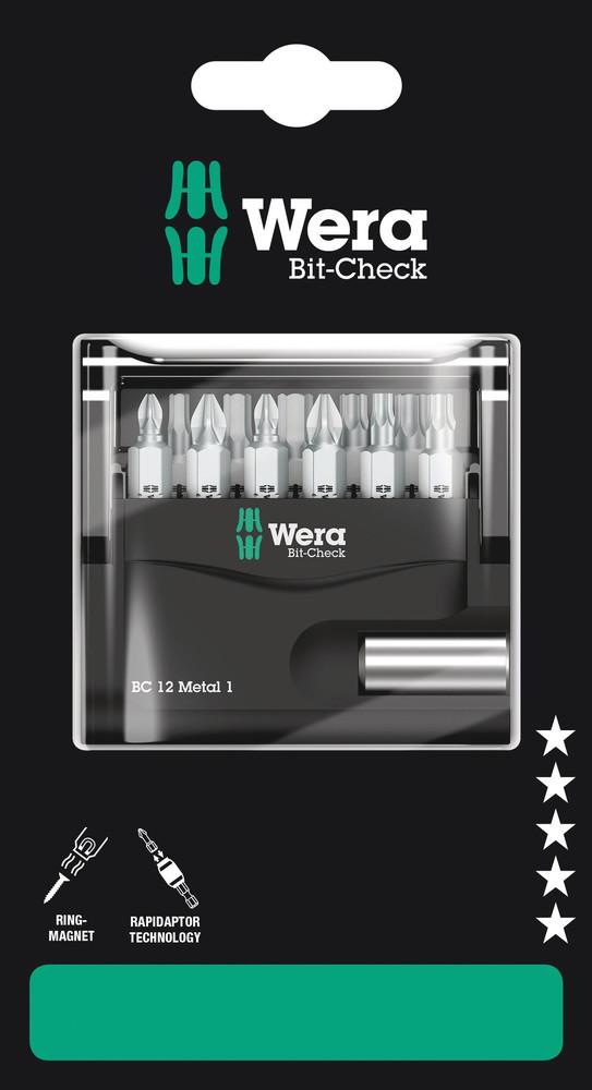 Bit-Check 12 Metal 1 SB Bits assortment