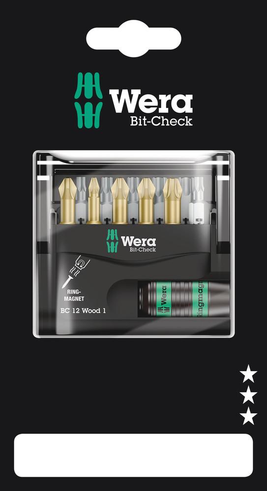 Bit-Check 12 Wood 1 SB Bits assortment