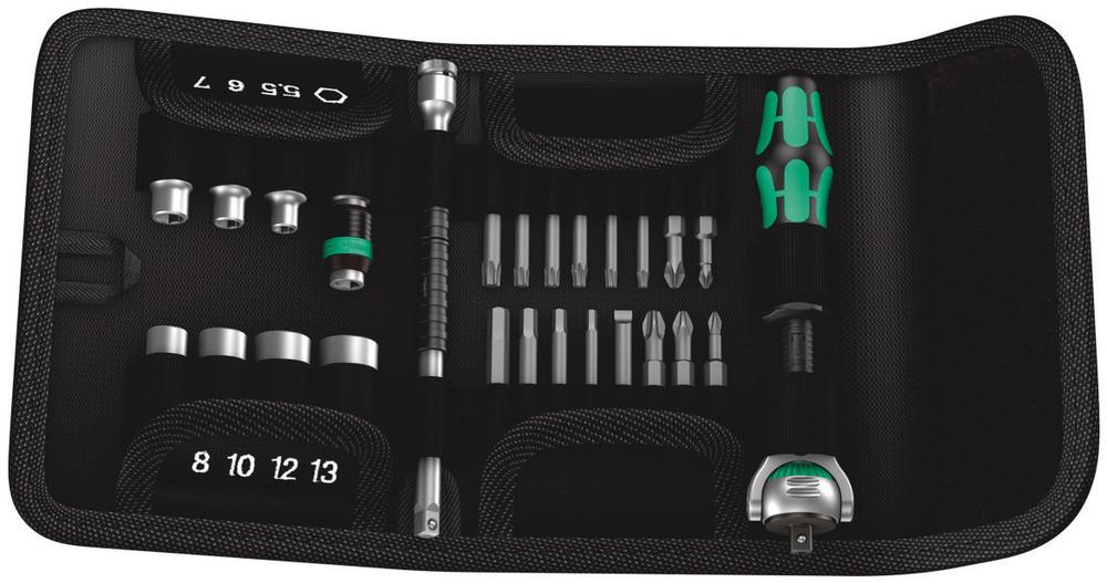 KRAFTFORM KOMPAKT ZYKLOP 1/4&#34; ZYKLOP 1/4 DR. RATCHET SET 26 PCS.