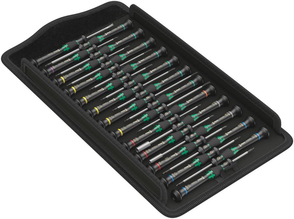 Kraftform Micro Big Pack 1 25 x Micro Screwsdrivers in textile pouch